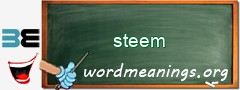 WordMeaning blackboard for steem
